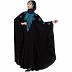 Designer  embroidered Persian Kaftan- Black-turq